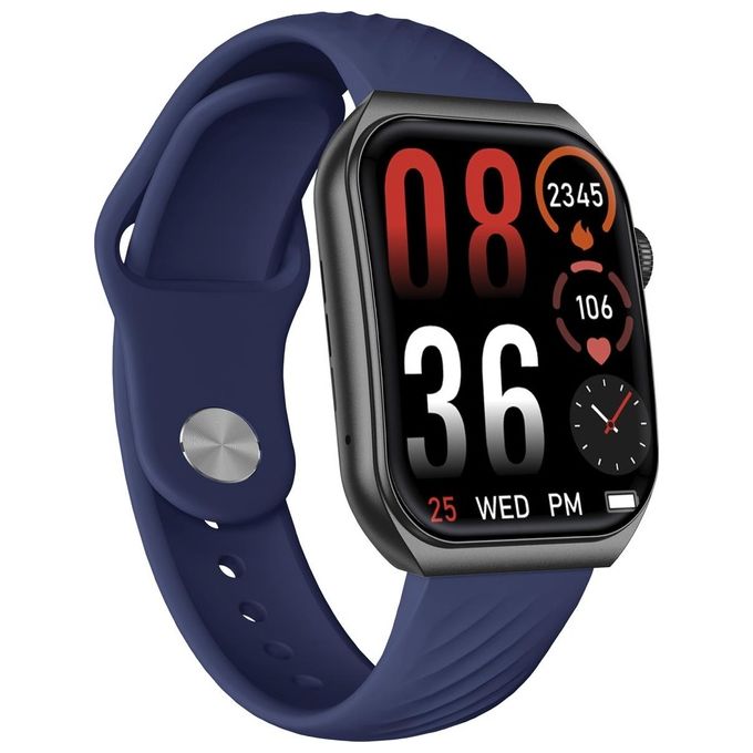 Trevi CALL T-FIT 400 C Smartwatch con Funzione Chiamata Display AMOLED Curvo 1.96'' Touch Screen Always On IP67 Resistente all'Acqua Nero