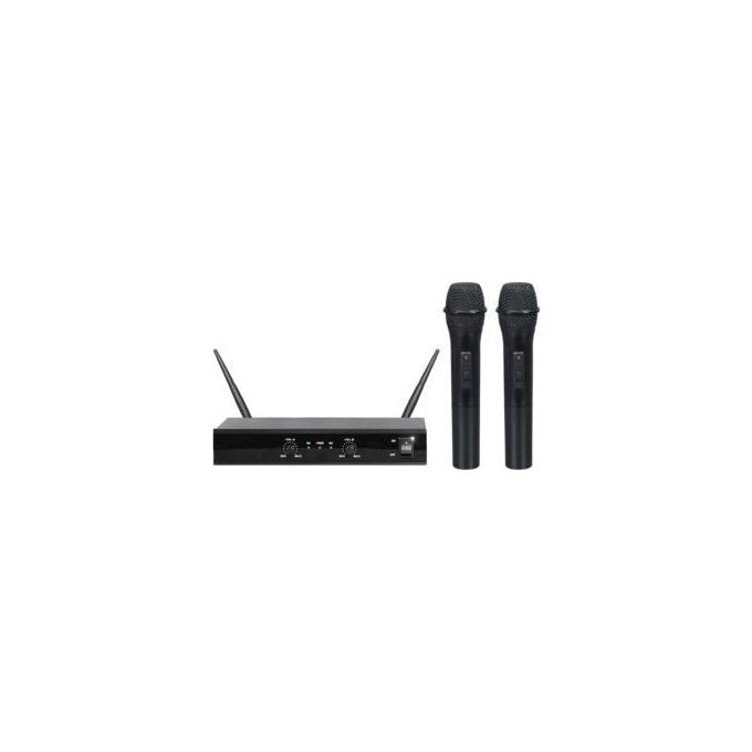 Karma SET 5002 Doppio Radiomicrofono Palmare UHF 96 dB 50 m Banda UHF colore Nero