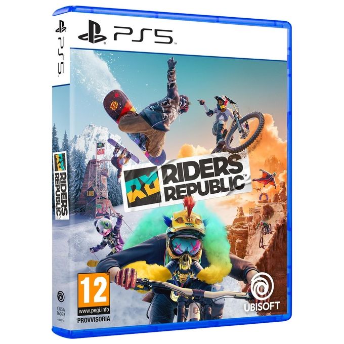 Ubisoft 300119001 Riders Republic Videogioco PS5 Multiplayer Open World Sport PEGI 12