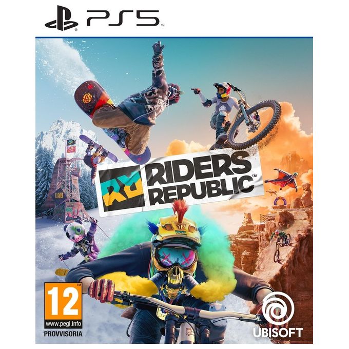 Ubisoft 300119001 Riders Republic Videogioco PS5 Multiplayer Open World Sport PEGI 12