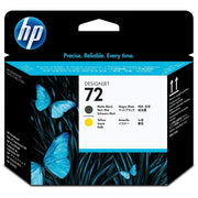 Hp testina di stampa hp 72 Nero opaco e giallo