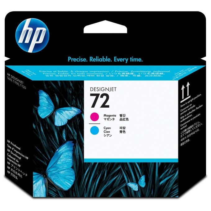 Hp testina di stampa hp 72 ciano-magenta