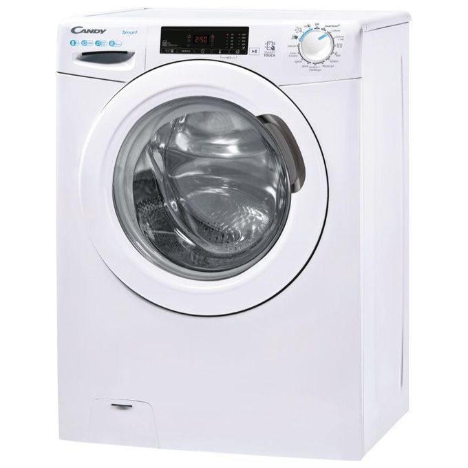 Candy Smart  CSS128TE-11 Lavatrice a carica frontale 8 Kg classe D 1200 giri 16 programmi Kilo detector controllo remoto Bianco 60x52x85