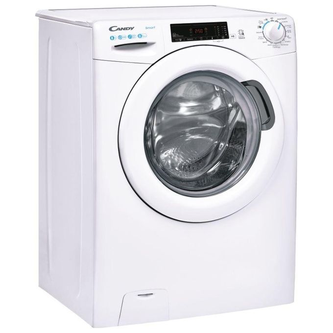 Candy Smart  CSS128TE-11 Lavatrice a carica frontale 8 Kg classe D 1200 giri 16 programmi Kilo detector controllo remoto Bianco 60x52x85