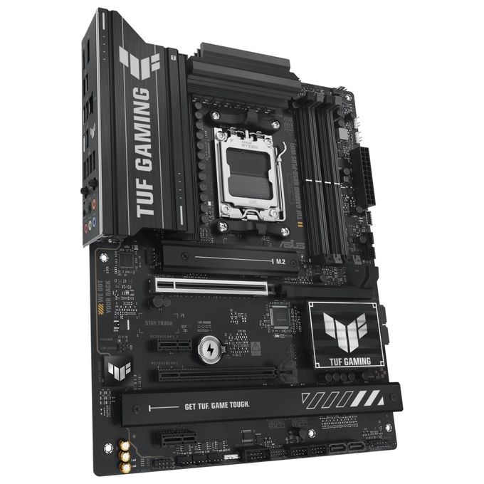 Asus TUF GAMING B850-PLUS WIFI Scheda Madre ATX Socket AM5 DDR5 PCIe 5.0 Wi-Fi 7 Ethernet 2.5Gb USB-C 20Gbps colore Nero