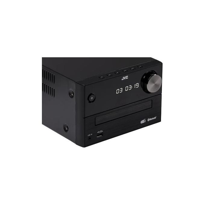 JVC UX-C25DAB Microsistema Hi-Fi CD DAB+ FM Bluetooth 14W 2 altoparlanti colore Nero
