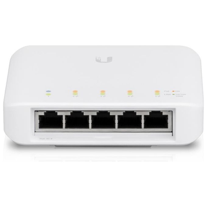 Ubiquiti, UniFi Switch Flex, Gestito L2, 5 Porte Gigabit Ethernet, 3 Pack, Bianco