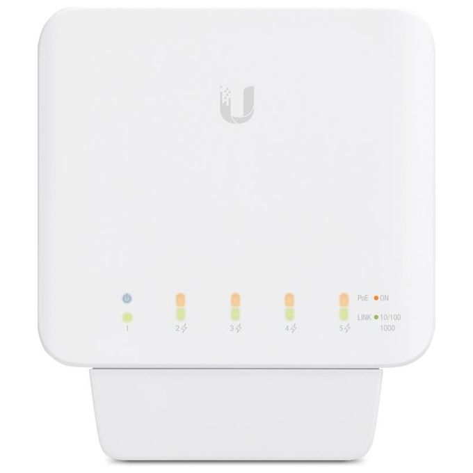 Ubiquiti USW-FLEX UniFi Switch Gestito L2 5 Porte Gigabit Ethernet PoE 46W IP55 colore Bianco