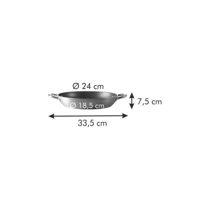 Tescoma Tegame alto 2 Manici cm 24 Grandchef