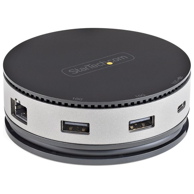 StarTech DKT31CHDVCM Mini Docking Station USB-C HDMI DisplayPort 4K 60Hz VGA 75W Power Delivery 3x USB 3.2 Gigabit Ethernet colore Nero