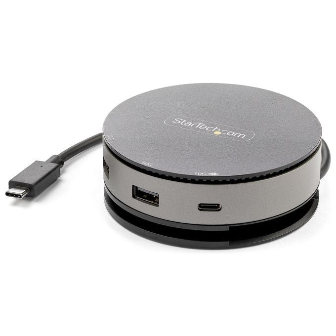 StarTech DKT31CHDVCM Mini Docking Station USB-C HDMI DisplayPort 4K 60Hz VGA 75W Power Delivery 3x USB 3.2 Gigabit Ethernet colore Nero