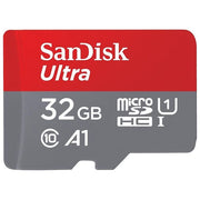 Sandisk, Scheda MicroSDHC, 32 GB, 120 MB-s, Classe 10, con adattatore SD
