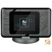D-Link DWR-2101 Hotspot Mobile 5G Wi-Fi 6 AX1800 Velocita' fino a 1,6 Gbps Batteria 5260 mAh Touchscreen 2,4 pollici colore Nero