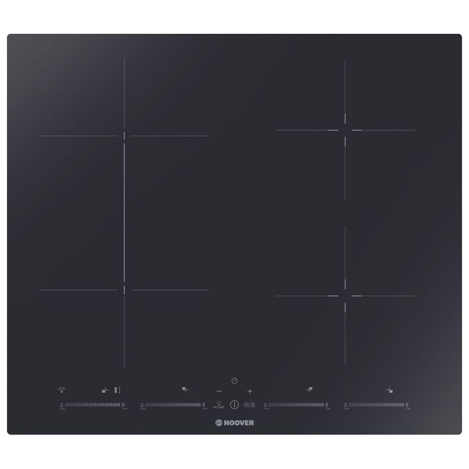 Hoover HTPS64MCTTWIFI H-HOB 500 Piano cottura a induzione 59 cm 4 zone Touch Wi-Fi colore Nero