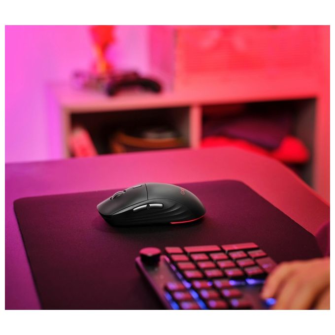 Trust 25126 GXT 926 Redex II Mouse Gaming Wireless 2.4 GHz 10000 DPI 6 Pulsanti Programmabili Retroilluminazione RGB colore Nero