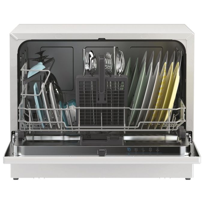 Candy CP 6E51LW RapidO Lavastoviglie Compatta 6 coperti Classe E 51 dB 5 programmi (44x55x50 cm) colore Bianco