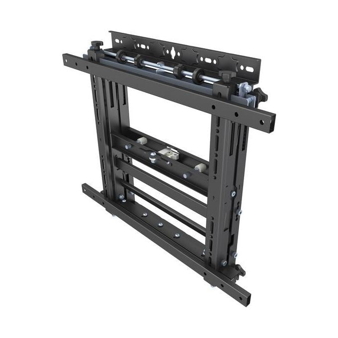 Equip 650325 Supporto da Parete per TV 19'' - 55'' 50 Kg VESA 600x400 mm Rotazione 180° Inclinazione 0-10° colore Nero