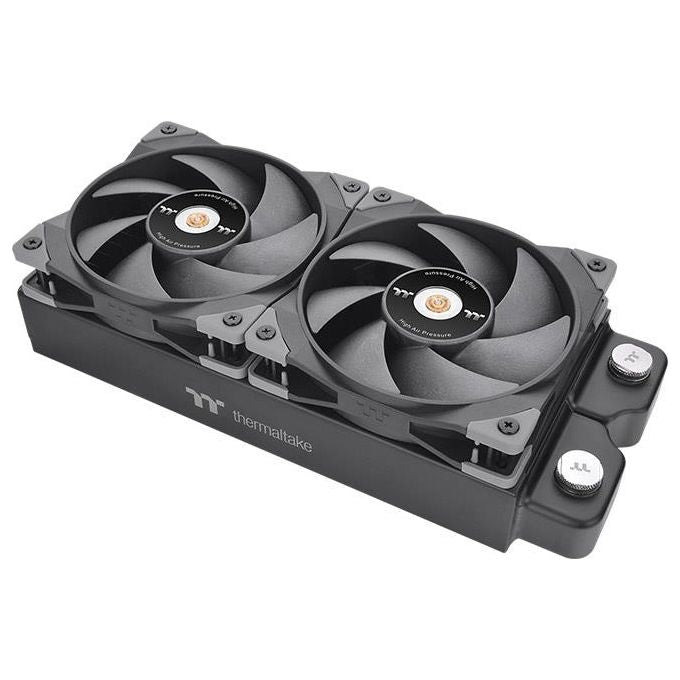 Thermaltake 4713227536370 SWAFAN GT12 Ventola di raffreddamento per PC 120x25 mm 4 pin PWM 500 2000 rpm 26 5 dB colore Nero