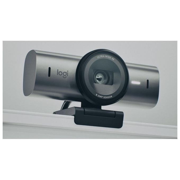 Logitech 960-001530 MX Brio 705 for Business Webcam 4K Ultra HD 8,5 MP 60 fps USB-C Autofocus Zoom 4x colore Grafite