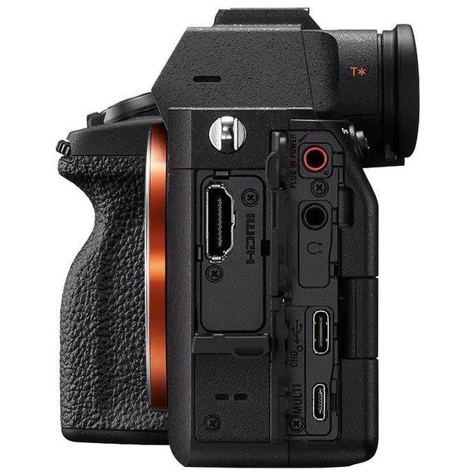 Sony ILCE7M4B.CEC Alpha 7 IV Fotocamera Mirrorless Full Frame 33 MP Autofocus in Tempo Reale 4K 60p Schermo Touch Orientabile Stabilizzazione a 5 Assi colore Nero