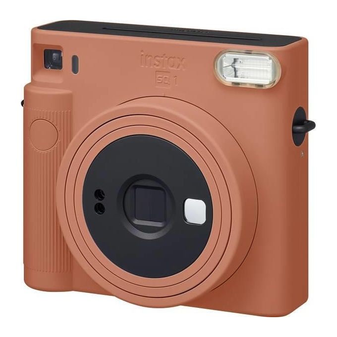 Fujifilm SQ1 Instax Square Fotocamera Istantanea Esposizione Automatica Modalita' Selfie Foto 62x62mm colore Arancione Terracotta