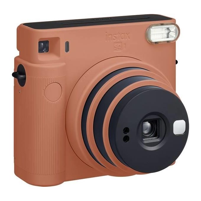 Fujifilm SQ1 Instax Square Fotocamera Istantanea Esposizione Automatica Modalita' Selfie Foto 62x62mm colore Arancione Terracotta