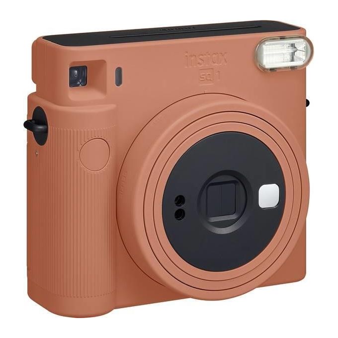 Fujifilm SQ1 Instax Square Fotocamera Istantanea Esposizione Automatica Modalita' Selfie Foto 62x62mm colore Arancione Terracotta