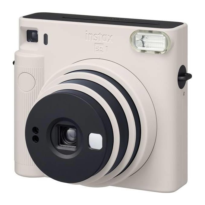 Fujifilm SQ1 Instax Square Fotocamera Istantanea Analogica 62x62mm Esposizione Automatica Modalita' Selfie colore Bianco