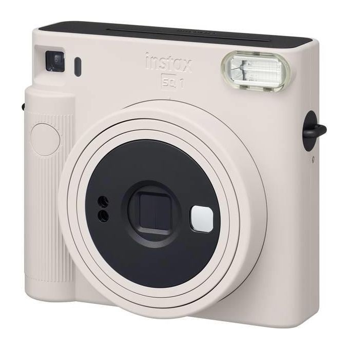 Fujifilm SQ1 Instax Square Fotocamera Istantanea Analogica 62x62mm Esposizione Automatica Modalita' Selfie colore Bianco