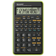 Sharp EL 501TB Calcolatrice Scientifica 10 Cifre Verde