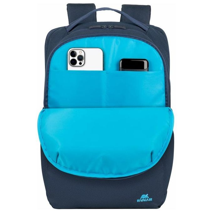 Rivacase 7764 Ulsan Zaino Porta PC 15.6'' Idrorepellente Poliestere Urbano colore Blu Scuro