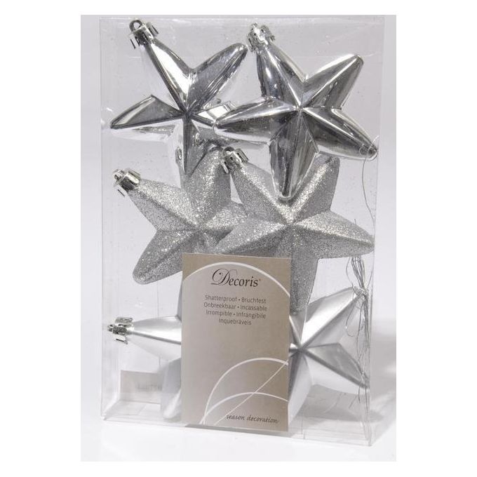 Amicasa Confezione 6 Stelle Silver