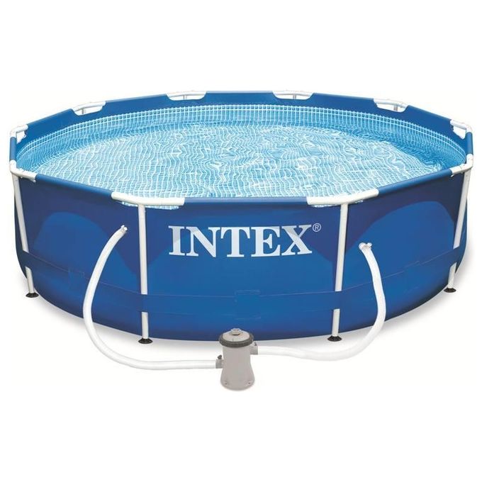 Intex Piscina Rotonda 28202UK 305x76cm con Pompa Filtro 1250 L-h Blu