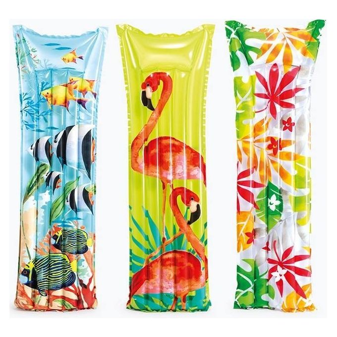 Intex Materassino Floreale Multicolore 183x69cm