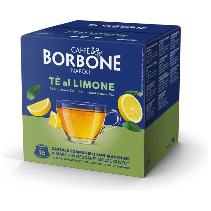 Borbone Dolce Re The Limone Sacchetto 16 Capsule Compatibili Dolce Gusto