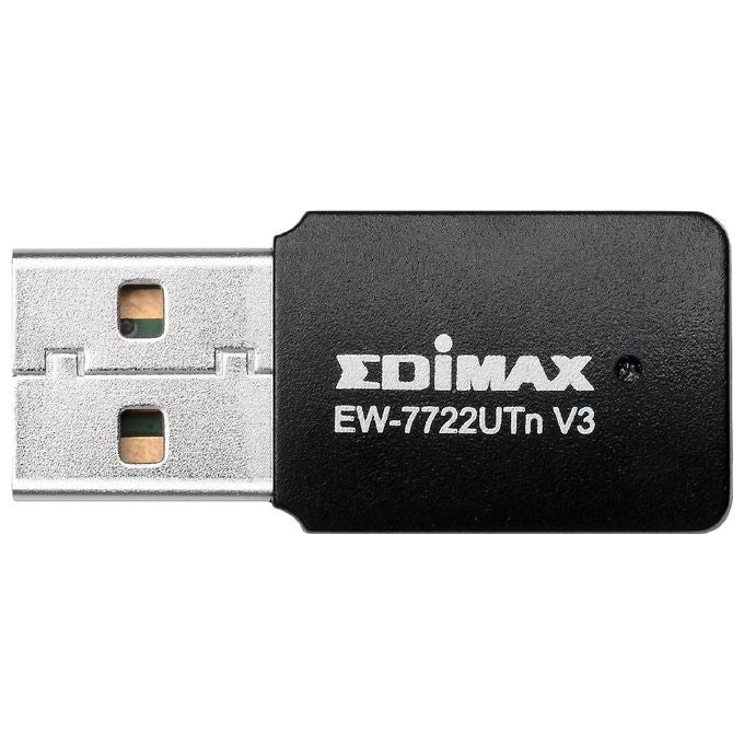 Edimax EW-7722UTN V3 Wireless Lan Adattatore N300 11n 300mbps 2t2r usb