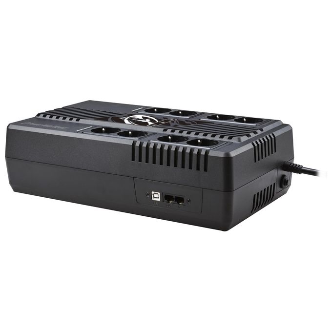 PowerWalker 10121160 VI 600 MS Gruppo di Continuita' UPS Line-Interactive 600VA 360W 8 Prese Schuko AVR USB