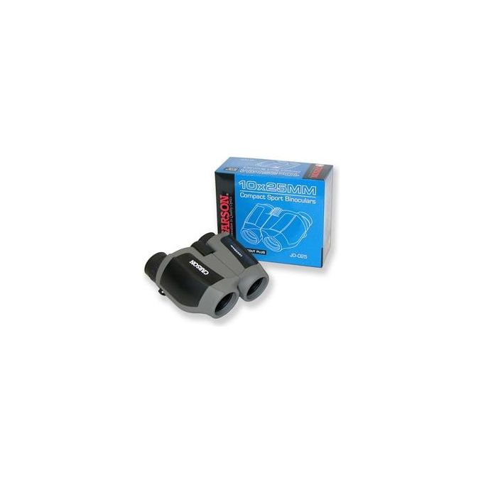 Carson JD-025 ScoutPlus Binocolo 10x25 mm Prisma BK-7 Campo Visivo 104 m a 1000 m Peso 281 g colore Nero Grigio