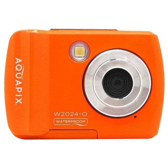 Easypix W2024-O Aquapix W2024 Splash Fotocamera Digitale Impermeabile fino a 3 m Risoluzione 16 MP Zoom Digitale 8x Display 6,1 cm colore Arancione