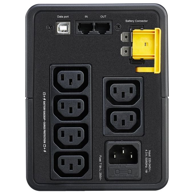 APC BX950MI Back-UPS Gruppo di Continuita' UPS Linea Interattiva 950VA 520W 6 Prese IEC AVR USB colore Nero