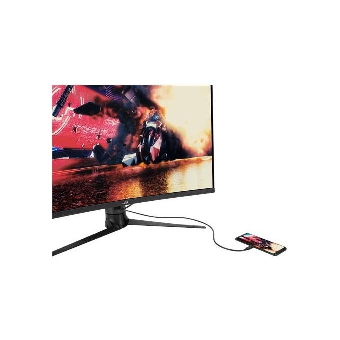 Asus 90LM03S0-B04170 ROG Strix XG32VC Monitor Gaming Curvo 31.5'' WQHD 2560x1440 170Hz 1ms VA FreeSync Premium Pro DisplayHDR 400 USB Type-C colore Nero