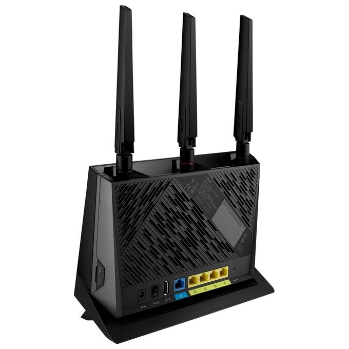 Asus 90IG05R0-BM9100 4G-AC86U Modem Router LTE Cat 12 600Mbps Dual-Band AC2600 MU-MIMO Slot SIM colore Nero