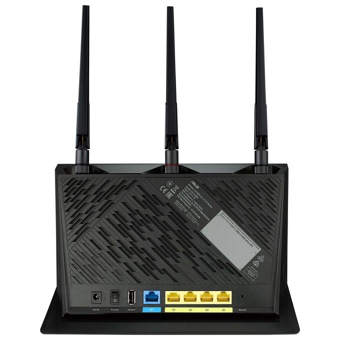Asus 90IG05R0-BM9100 4G-AC86U Modem Router LTE Cat 12 600Mbps Dual-Band AC2600 MU-MIMO Slot SIM colore Nero
