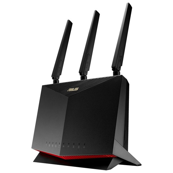 Asus 90IG05R0-BM9100 4G-AC86U Modem Router LTE Cat 12 600Mbps Dual-Band AC2600 MU-MIMO Slot SIM colore Nero