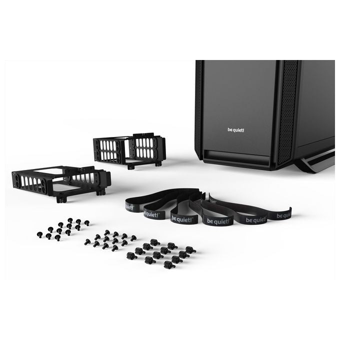 Be quiet! BGW39 Silent Base 802 Case PC Midi Tower con Pannello in Vetro Temperato e USB 3.2 Gen2 Type-C colore Nero