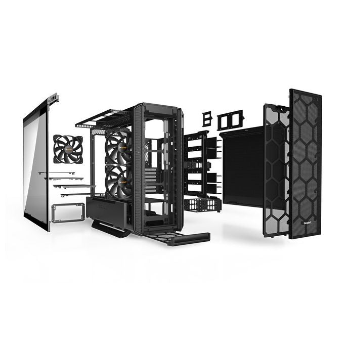 Be quiet! BGW39 Silent Base 802 Case PC Midi Tower con Pannello in Vetro Temperato e USB 3.2 Gen2 Type-C colore Nero