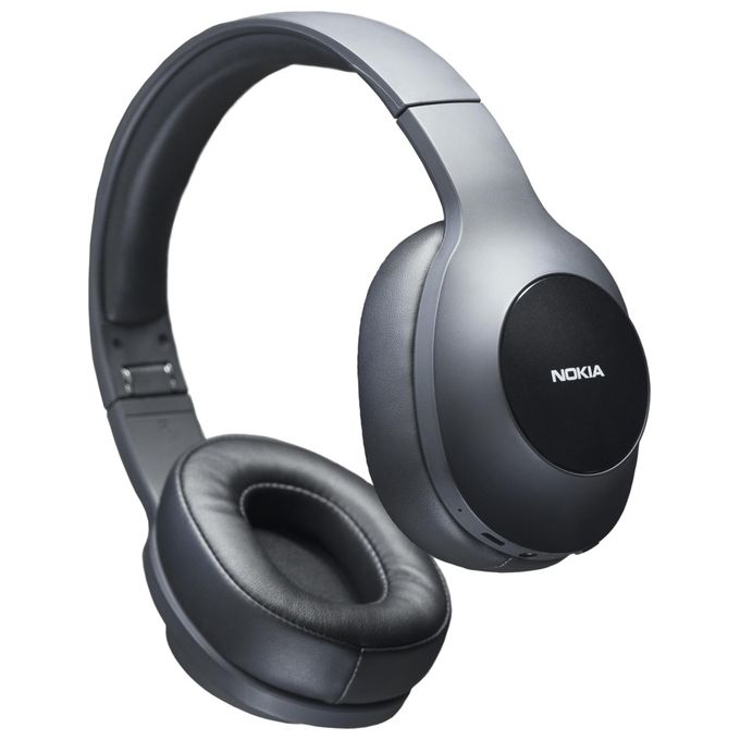 Nokia 8P00000116 E1200 Cuffie Wireless On-Ear Bluetooth 5.0 40 Ore di Riproduzione con Microfono e Supporto Voice Assistant colore Nero