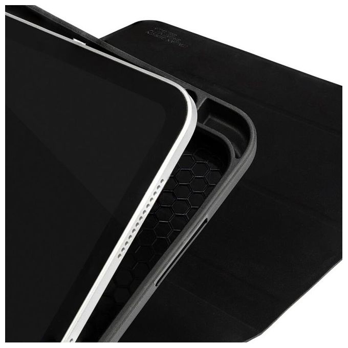 Tucano IPD109UPP-BK Cover Up Plus Cover per iPad Air 11'' M2 M3 iPad Pro 11'' 2ª 3ª 4ª Gen iPad Air 10 9'' 4ª 5ª Gen Stand Porta Apple Pencil PU Scocca Semi-Rigida colore Nero