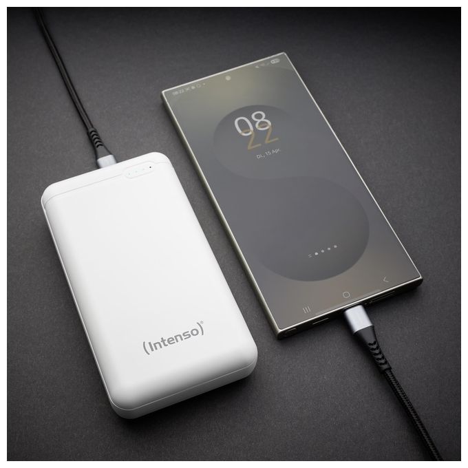 Intenso PowerBank XS20000 Bianco 20000mAh con Usb-A a Tipo C