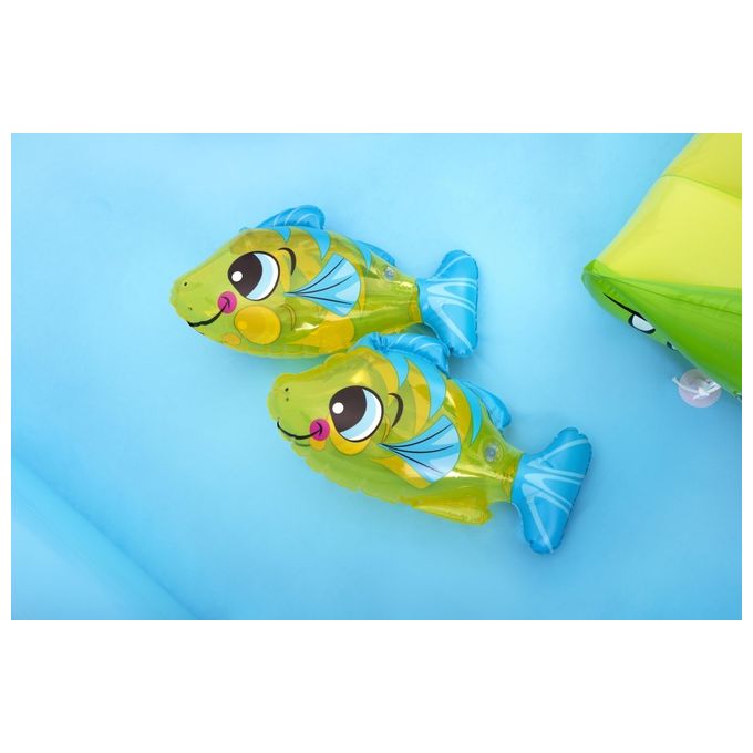 Bestway 53052 Acquario Fantastico Centro Giochi Gonfiabile 239x206x86 cm Scivolo Spruzzatore 308 L colore Multicolore